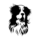 Bernese mountain dog tattoo design idea