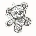 Teddy Bear from Call of Duty Zombies mystery box tattoo design idea