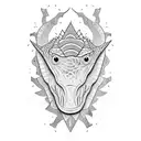  crocodile  tattoo design idea