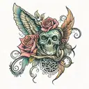 change your perspective tattoo design idea