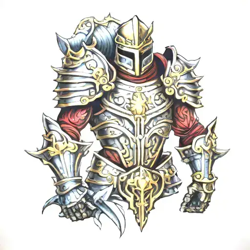 Armor of God tattoo design idea
