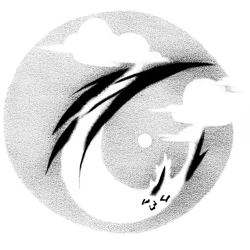 Imaginez poignet minimaliste qui capture toute la puissance et l'énergie du nuage supersonique de Dragon Ball.  tattoo design idea