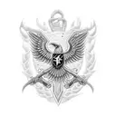 Special Forces Crest tattoo design idea