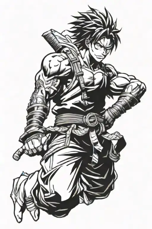 My Hero Academia, Vinland Saga, Ju Jitsu Kaisen tattoo design idea