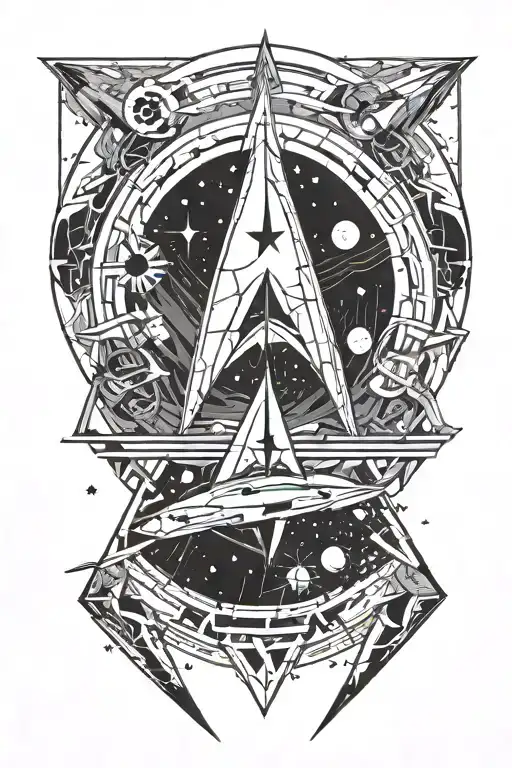 Star Trek Delta tattoo design idea