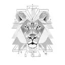 physics equations, lions tattoo design idea