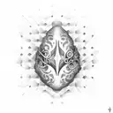 clave de Sol cerebro 77 mancuerna  tattoo design idea