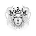 Royal Export with a crown tattoo design idea