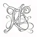 the letter "H" in a BDSM inspired design tattoo design idea