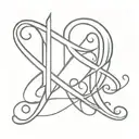 the letter "H" in a BDSM inspired design tattoo design idea