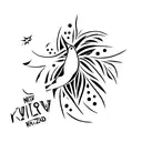 Simple Kiwi Bird with New Zealand written through it tattoo design idea
