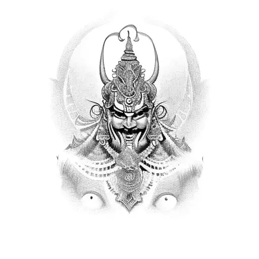 Ravana tattoo design idea