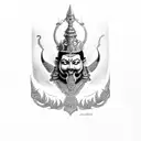 king Ravana tattoo design idea