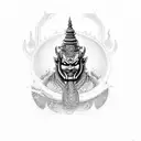 Ravana tattoo design idea