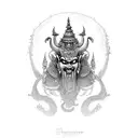 Ravana tattoo design idea