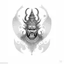 Ravana tattoo design idea