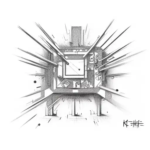 design incorporating art from keith haring, basquiat and banksy tattoo design idea