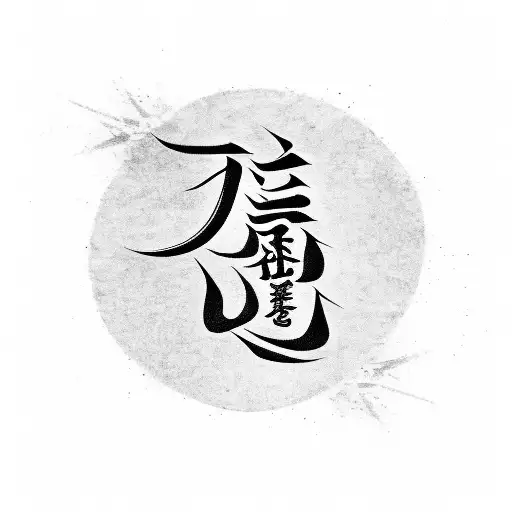 JUDO LOGO with the word judo written in japanese tattoo design idea
