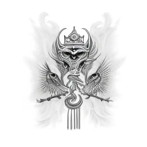 Protector leader provider family empire tattoo design idea