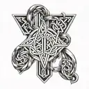 Combine Roman numerals representing your children's birthdates with intricate Celtic knotwork symbolizing eternal family bonds tattoo design idea