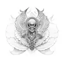 seraphim full chest tattoo design idea