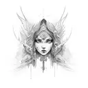 seraphim full chest tattoo design idea