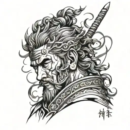 Musashi Marcus Aurelius tattoo design idea