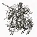 Musashi Marcus Aurelius tattoo design idea