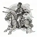 Musashi Marcus Aurelius tattoo design idea