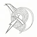 initial D and U tattoo design idea