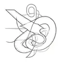 initial D and U tattoo design idea