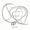 initial D and U tattoo design idea