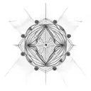 sacred geometry patterns tattoo design idea