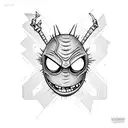 invader zim tattoo design idea