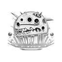 invader zim tattoo design idea