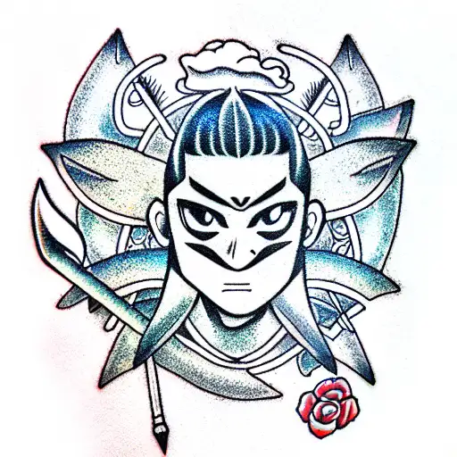 Avatar aangs arrow tattoo design idea