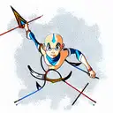 Avatar aang's arrow tattoo design idea