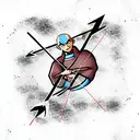Avatar aang's arrow tattoo design idea