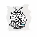 spongebob tattoo design idea