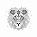 czech lion tattoo design idea