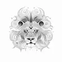 czech lion tattoo design idea