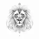 czech lion tattoo design idea