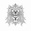 czech lion tattoo design idea