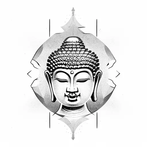 Buddha tattoo design idea