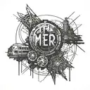 metro 2033 tattoo design idea