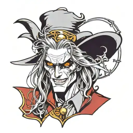 Alucard tattoo design idea