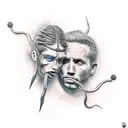 david and goliath tattoo design idea