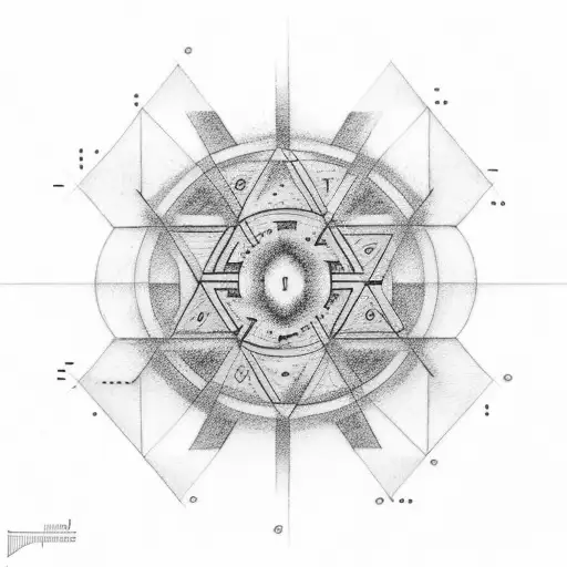 mathematical binary code tattoo design idea