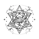 alchemy symbols tattoo design idea