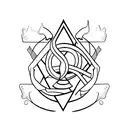 alchemy symbols tattoo design idea